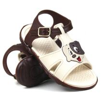 Sandália Infantil Menino Masculina Confortável Papete Dog Cachorrinho Cor Preto Sandália Infantil Menino Masculina Confortável Papete Dog Cachorrinho Cor Preto