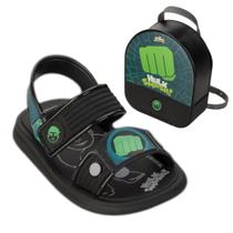 Sandália Infantil Menino Mochila Mimo Marvel Hulk Friends Sandália Infantil Menino Mochila Mimo Marvel Hulk Friends