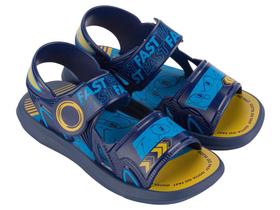 Sandália Infantil Menino Sonic Furious Eyes Azul - Grendene Kids