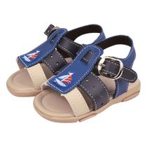 Sandália Infantil Menino Veleiro Azul Sandália Infantil Menino Veleiro Azul