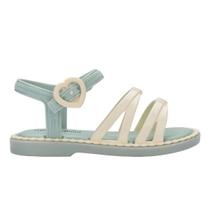 Sandália Infantil Mini Melissa Aurora Verde/Bege