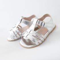 Sandália Infantil Mini Sua Cia Feminina Ecoform Prata Sandália Infantil Mini Sua Cia Feminina Ecoform Prata
