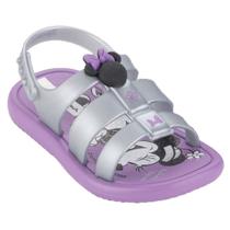 Sandália Infantil Minnie Mickey Go Style Rosa Lilás Preto Vermelho Slide Ipanema nº 17 ao 24