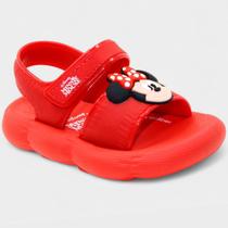 Sandália Infantil Minnie Pump Baby Grendene Kids - Vermelho