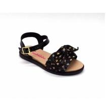 Sandalia Infantil Molekinha 2312626 - MULTI PRETO / PRETO - 27