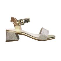 Sandalia Infantil Molekinha Basica Dourado