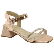 Sandália Infantil Molekinha Tamanco Salto Conforto Feminina Cristal Sandália Infantil Molekinha Tamanco Salto Conforto Feminina Cristal