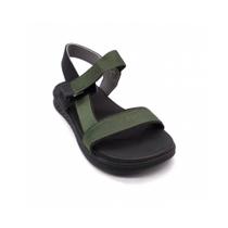 Sandalia Infantil Molekinho 2420101 - PRETO / VERDE MILITAR - 31