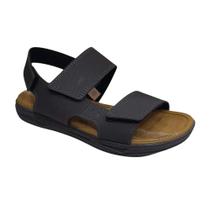 Sandália Infantil Molekinho Masculina Ajustável Marrom Café