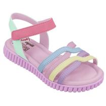 Sandalia Infantil Pampili Candy Fecho com Adesivo Colorido Sandalia Infantil Pampili Candy Fecho com Adesivo Colorido