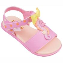 Sandália infantil pampili fundo do mar fly mini rosa 639065