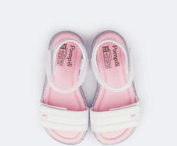 Sandália Infantil Pampili Lulli LED Coração Perolado Menina Sandália Infantil Pampili Lulli LED Coração Perolado Menina