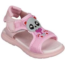 Sandália Infantil Papete Brilhante Menina Volta as Aulas Criança Ursinho Delicada Leve Confortável