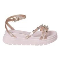 Sandalia Infantil Plataforma Menina Anabela Juvenil Casual