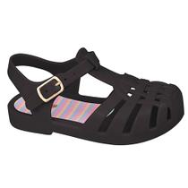 Sandália Infantil Princesa Preto Luelua 54042-07 Sandália Infantil Princesa Preto Luelua 54042-07