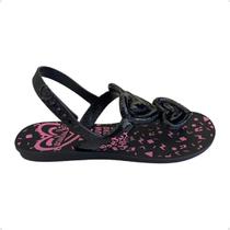 Sandália Infantil Rasteira Grendene Preta Sandália Infantil Rasteira Grendene Preta