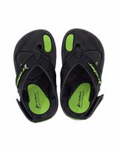 Sandália Infantil Rider R Line Plus Baby Preto com Verde Sandália Infantil Rider R Line Plus Baby Preto com Verde