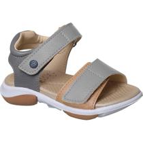 Sandalia Infantil Xua Xua Masculina Cinza Caramelo