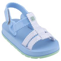 Sandália Infantil Zaxynina Conectadinha Baby Azul Claro