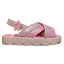 Sandalia Infantil Zaxynina Rainbow Estrela Brilho 19267