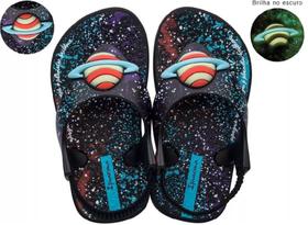 Sandália Ipanema Infantil Sonhos Preto/Azul - 2629 Sandália Ipanema Infantil Sonhos Preto/Azul - 2629