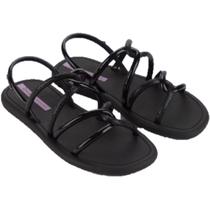 Sandalia ipanema meu sol feminino adulto preto/lilas