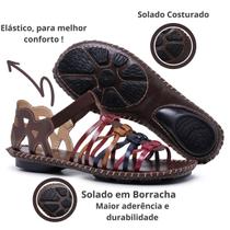 Sandalia Ipê Mulato Rasteirinha Ortopédica Linha Couro Premium Feminina Sandalia Ipê Mulato Rasteirinha Ortopédica Linha Couro Premium Feminina