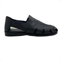 Sandália Italianinho Fechada em Couro Legítimo Elastico Comfort Masculina 34703 (61992) Sandália Italianinho Fechada em Couro Legítimo Elastico Comfort Masculina 34703 (61992)