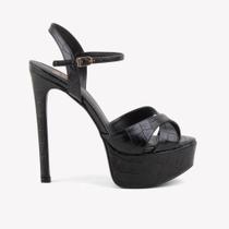 Sandália kati di valentini napa croco Sandália kati di valentini napa croco