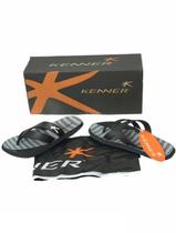 Sandália Kenner Chinelo Kenner Infantil Floater Preto Verão