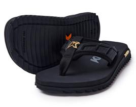 Sandalia Kenner Chinelo Masculino Kivah Full Force Preto Original