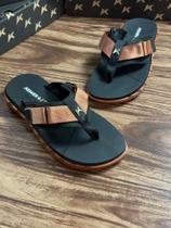 Sandalia Kenner Chinelo Masculino Megah L7 Plus Preto Original