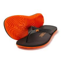 Sandália kenner dmz-01 summer infantil - preto/laranja - Sandália kenner dmz-01 summer infantil - preto/laranja -