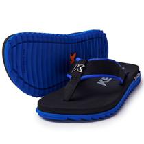Sandália Kenner Kivah Cushy Masculina - Preto e Azul - 38