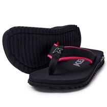 Sandália Kenner Kivah Cushy Masculina - Preto e Rosa