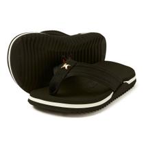 Sandalia kenner original juvenil nk6 preto/branco Sandalia kenner original juvenil nk6 preto/branco