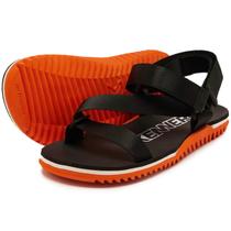 Sandália Kenner Pro Trekking NK6 Masculina - Preto e Laranja