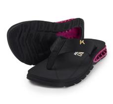 Sandália Kenner Rakka L7 Preto Rosa