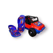 Sandalia Kids Homem Aranha Buggy Grendene 22940