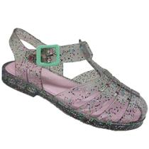 Sandália Kidy Arco Iris Gliter Menina - Colorido Sandália Kidy Arco Iris Gliter Menina - Colorido