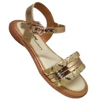 Sandália Kidy Baby Equilíbrio Bronze