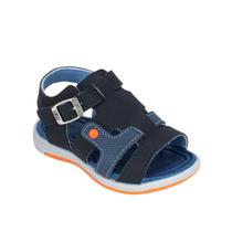 Sandália Kidy BB Equilibrio Casual Infantil Marinho Laranja