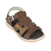 Sandália Kidy Equilíbrio Infantil Fivela Marrom