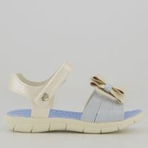 Sandália Klin Tic Tac Off White e Azul Sandália Klin Tic Tac Off White e Azul