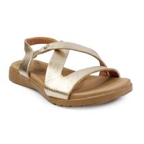 Sandália Lia Line Comfort Dourada