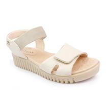 Sandália Lia Line Comfort Off White
