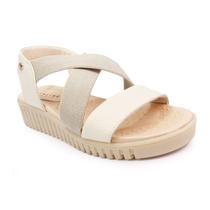 Sandália Lia Line Comfort Off White