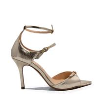 Sandalia Luiza Barcelos Couro Salto Fino