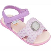 Sandália luzinha led pampili fly mini lilás 639063