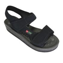 Sandália Magnético Com Salto Primavera Preto 34 Par - Terumi